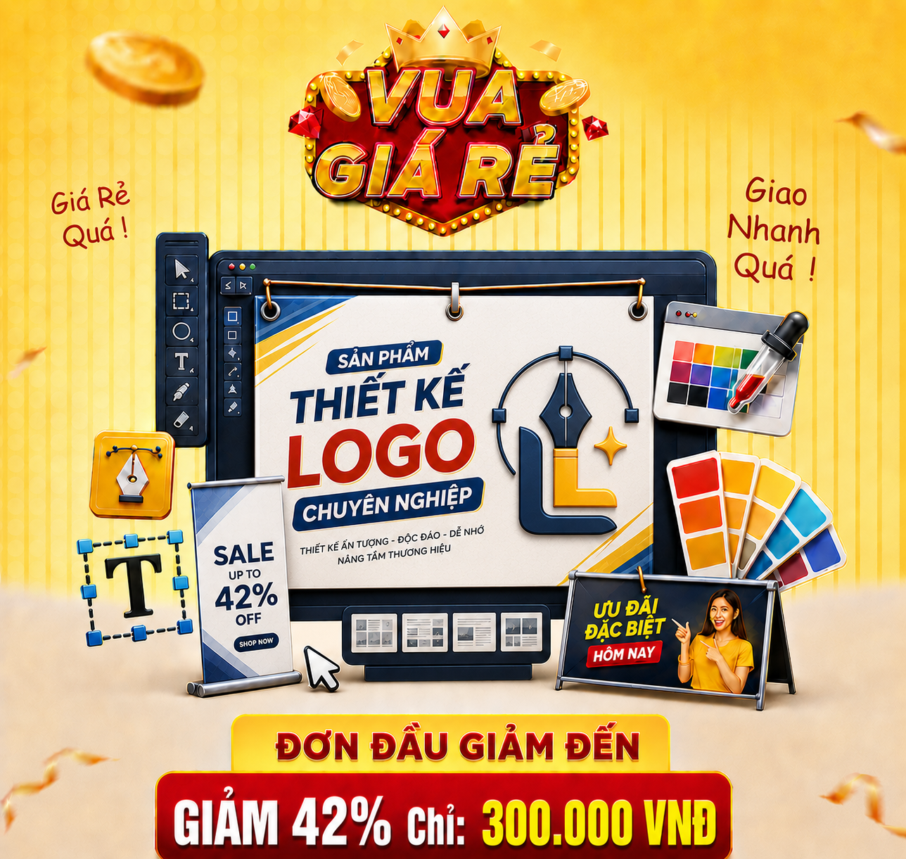 THIẾT KẾ LOGO CÁ NHÂN | DOANH NGHIỆP giá rẻ