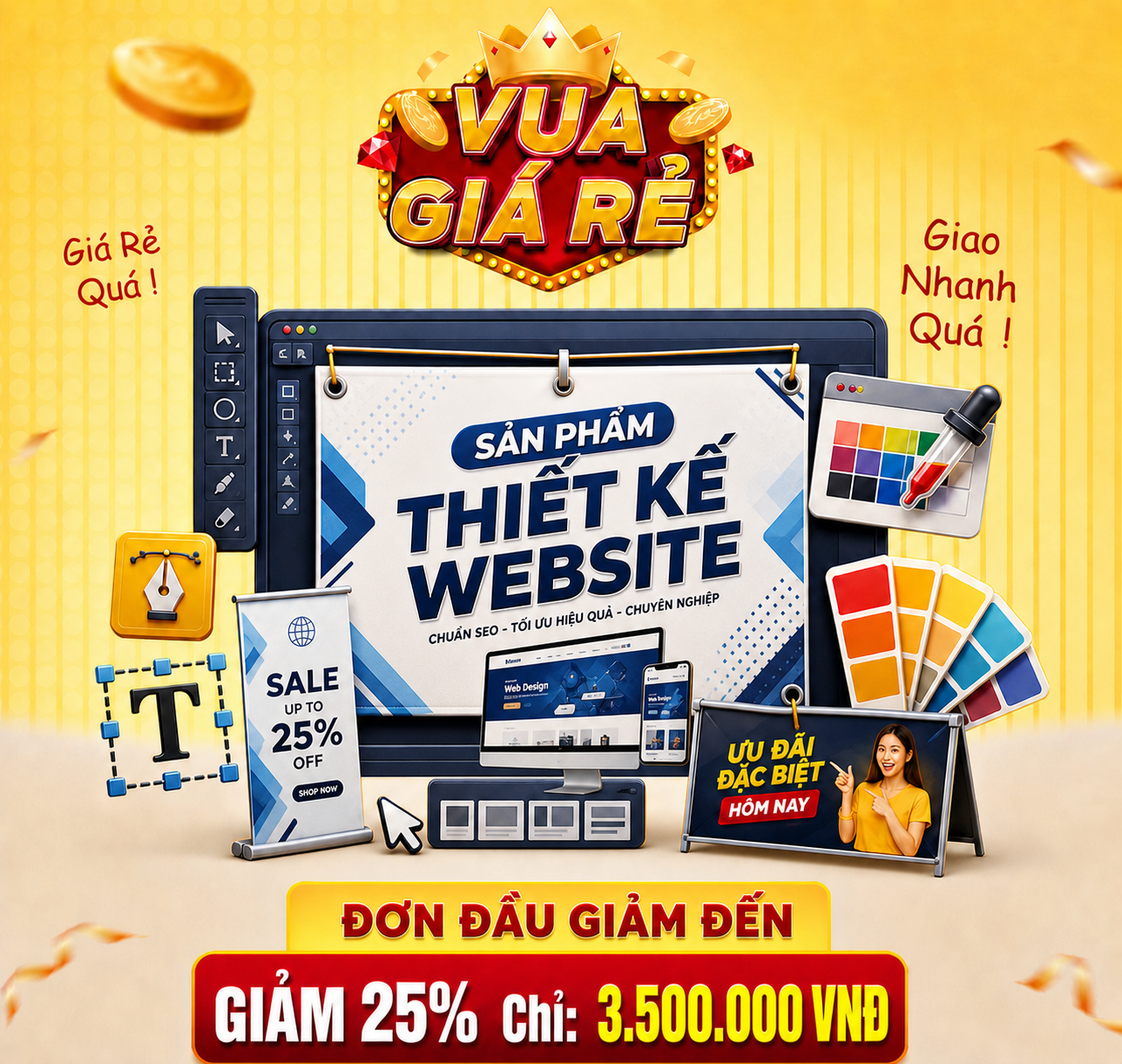 THIẾT KẾ | XÂY DỰNG WEBSITE TRỌN GÓI giá rẻ